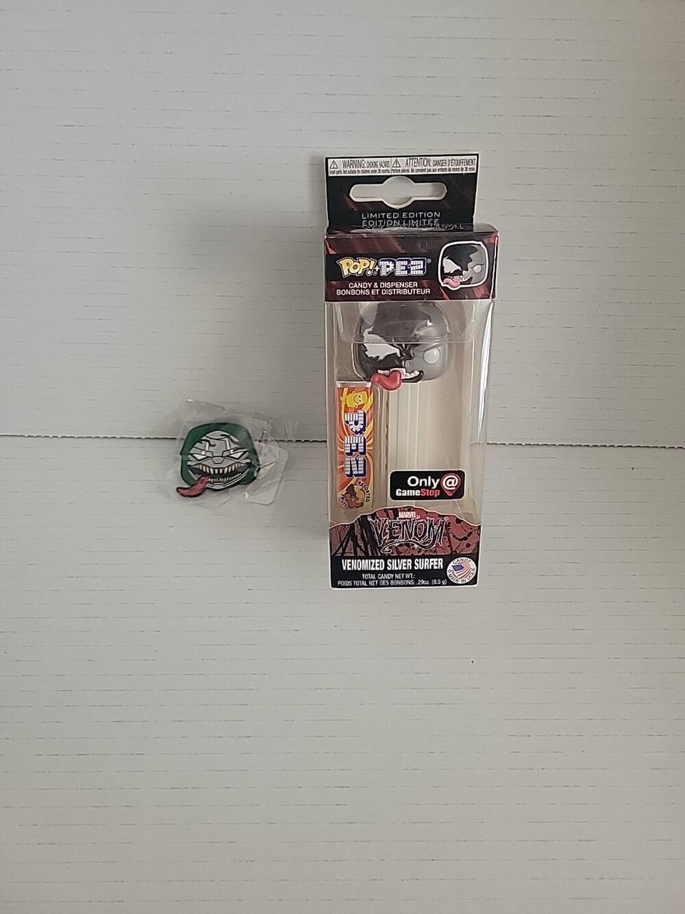 Funko POP PEZ Venomized Silver Surfer GameStop Exclusive Venomized Thanos Pin
